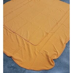 Vintage Morgan Jones Full Size Blanket Chenille With Piping